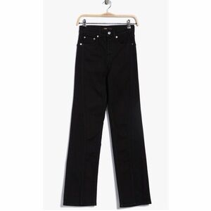 maje Plenty Straight Leg Jeans Noir
